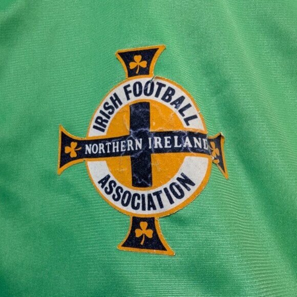 Vintage Adidas Made in England Irish Football Northern Ireland Size 42 - 44 - Picture 3 of 9